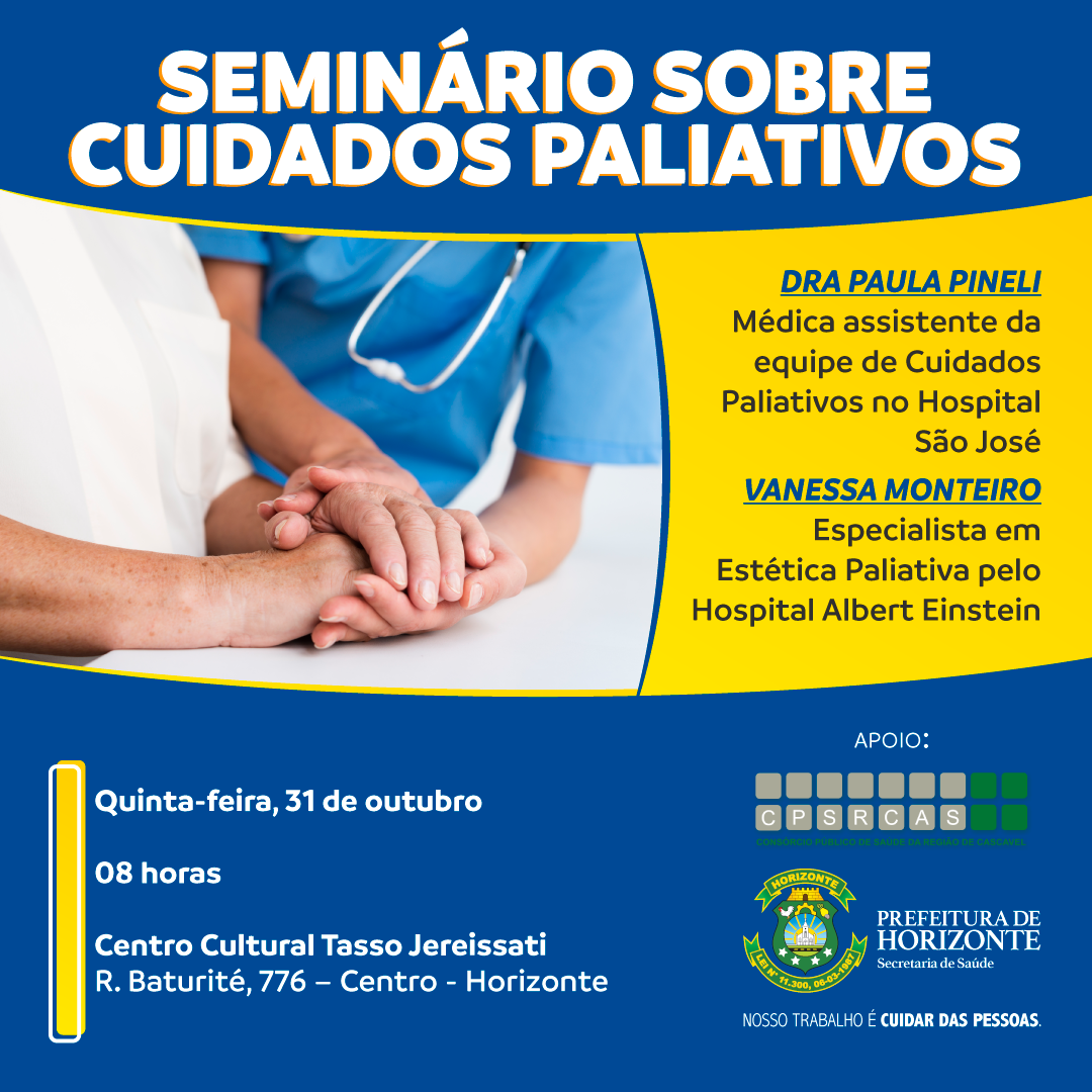 Seminario Cuidados Paliativos 1 - Prefeitura de Horizonte