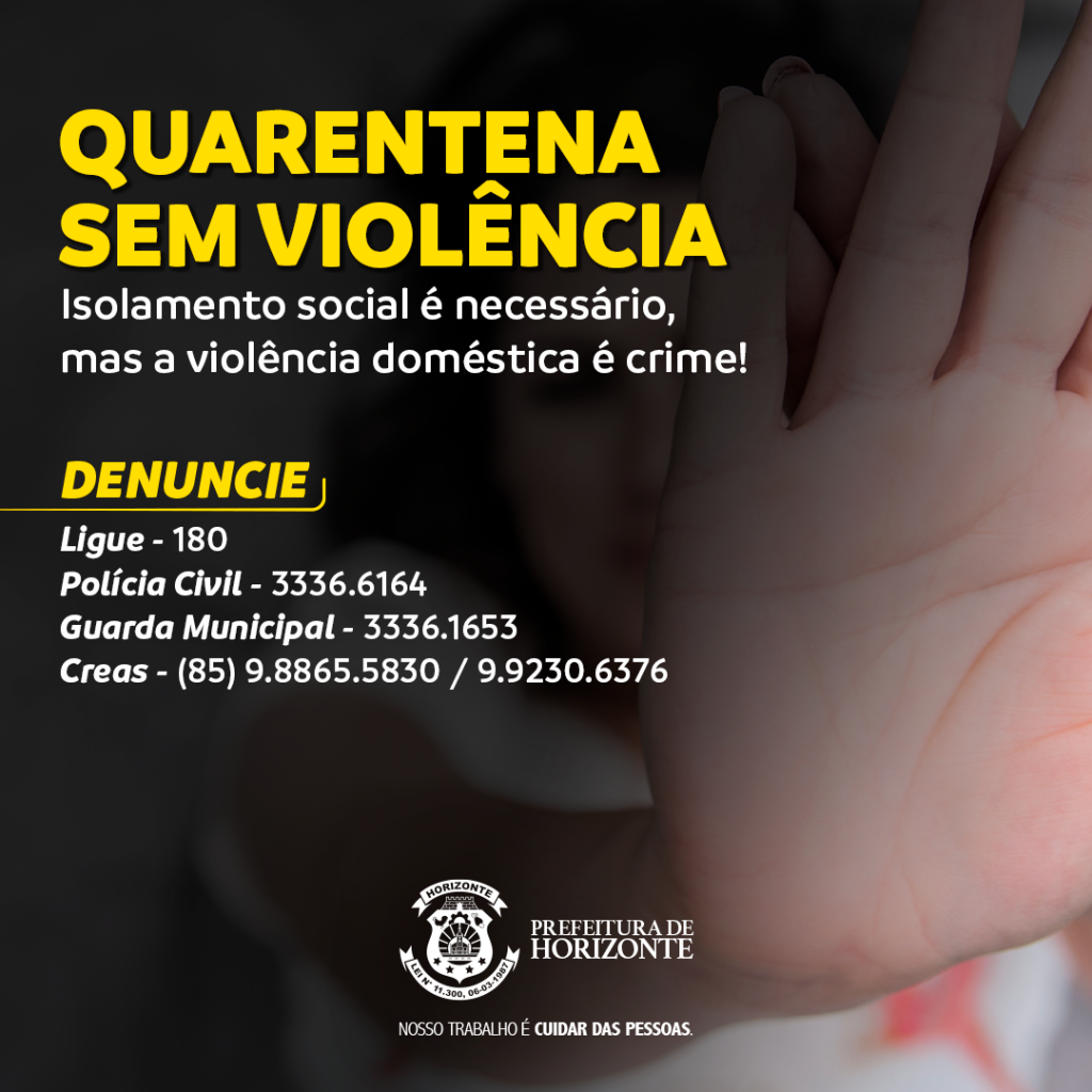 PMH Card Violencia Domestica 20200519 v2 - Prefeitura de Horizonte
