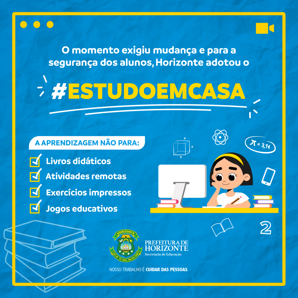 CARD Estudo em Casa - Prefeitura de Horizonte