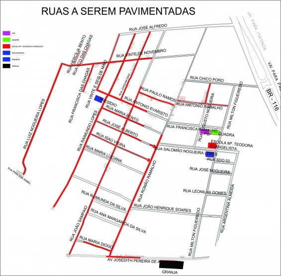 Cajueiro da Malhada recebe investimentos de quase 5 milhões 1 Mapa-565x554