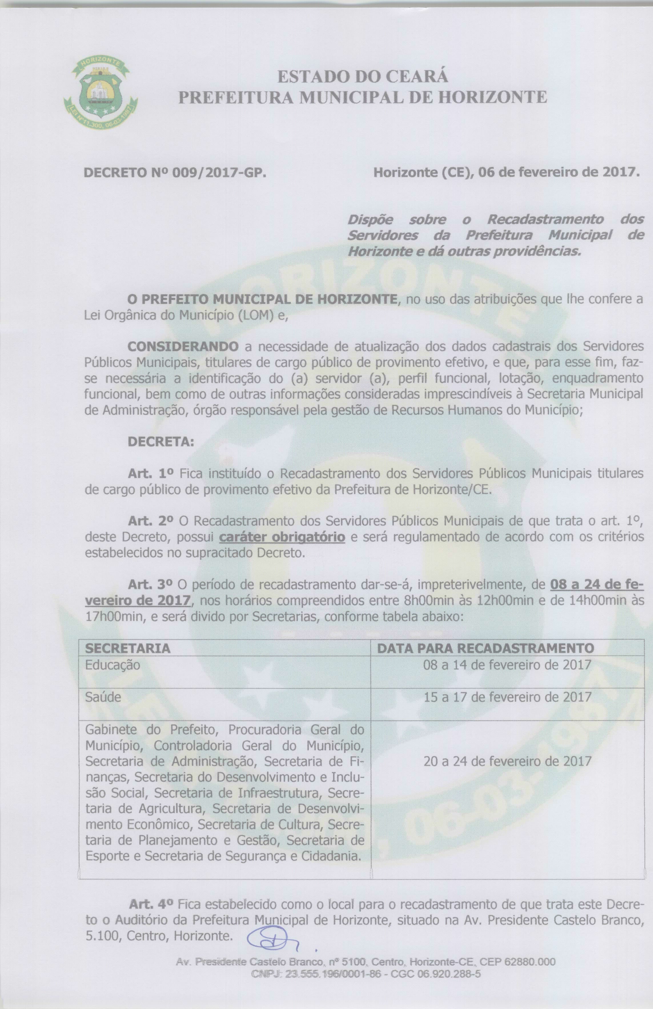 Amanhã (8) começa o recadastramento dos servidores públicos 1 Image20170207150657-0001