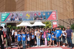 Crianças e jovens dos Cras prestigiam o Sana 1 IMG 1834 - Prefeitura de Horizonte