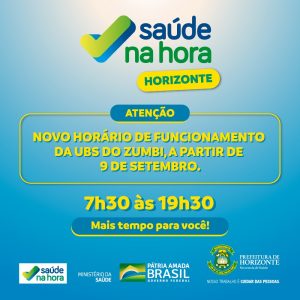 Prefeitura de Horizonte amplia horário de atendimento da UBS no bairro Zumbi 1 WhatsApp Image 2019 09 05 at 09.25.09 - Prefeitura de Horizonte