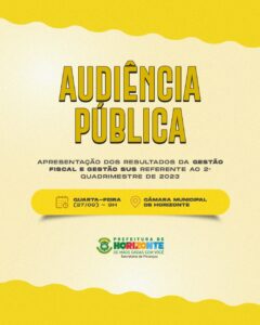 Notícias 3 WhatsApp Image 2023 09 28 at 15.33.59 - Prefeitura de Horizonte