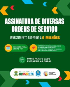 Notícias 5 WhatsApp Image 2025 10 31 at 14.04.29 - Prefeitura de Horizonte